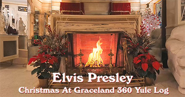 Elvis Presley Christmas At Graceland 360 Yule Log