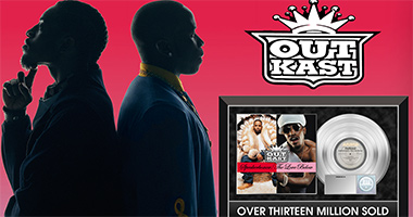 Enter For Chance To Win Personalized Outkast Platinum Plaque