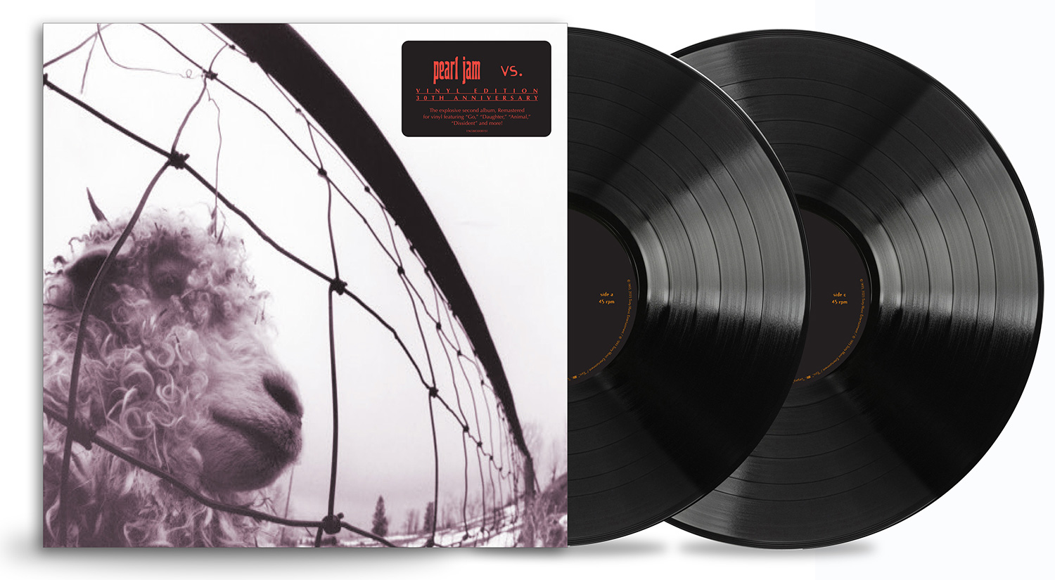 Pearl Jam Vs. album 2LP black vinyl