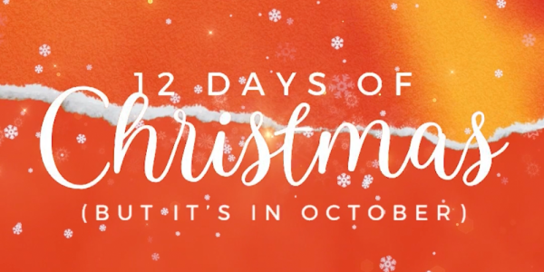 12 Days of Christmas (But It’s in October) Giveaway!