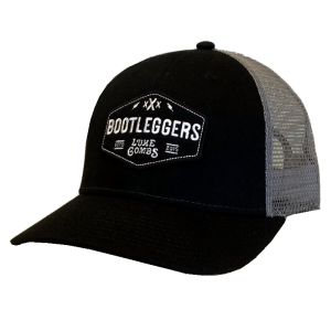 LC Black and grey bootleggers ballcap