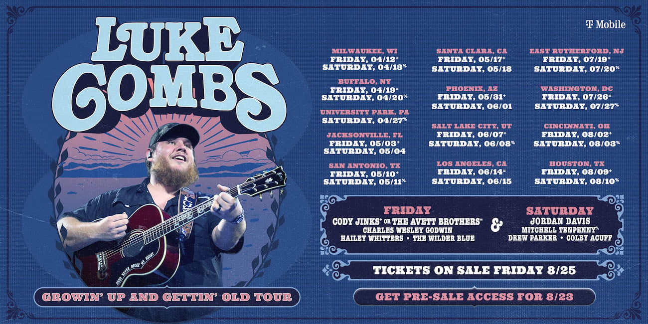 Blaming The Market And Feeling: Luke Combs Tour 2024 Ticketmaster Australia