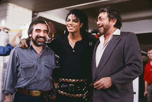 Michael Jackson, Martin Scorsese and Walter Yetnikoff Bad short film 1987