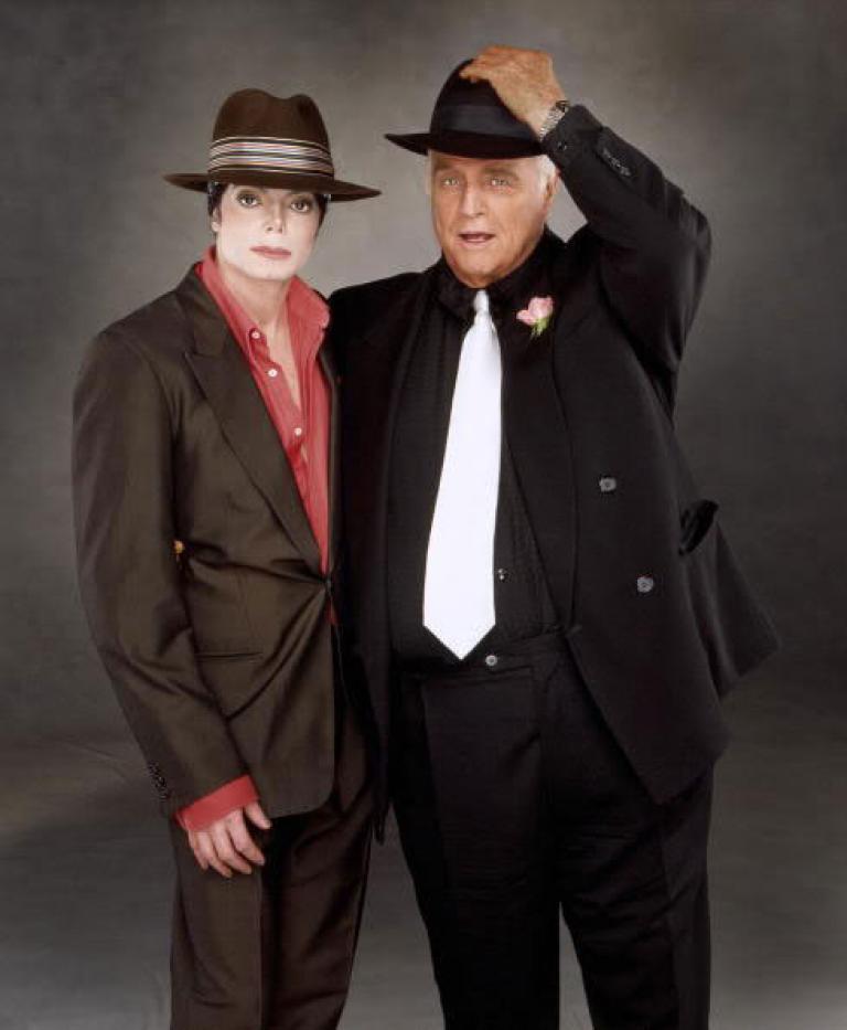 Michael with Marlon Brando
