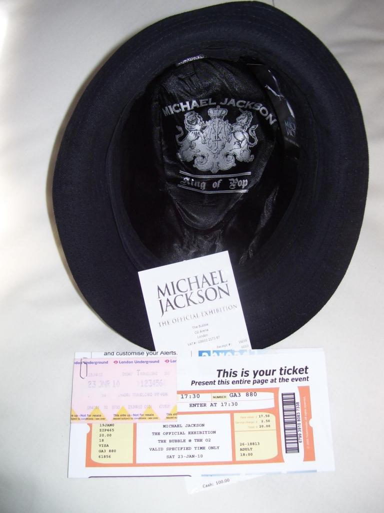 Tickets and hat