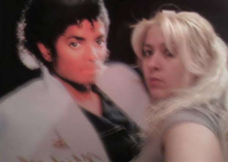 It’s not photoshop, I am simply beside of my poster with Michael