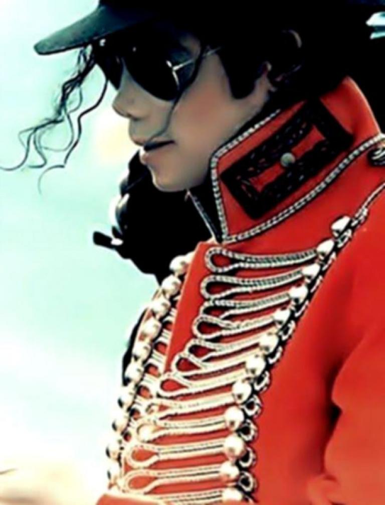 Michael hot in red