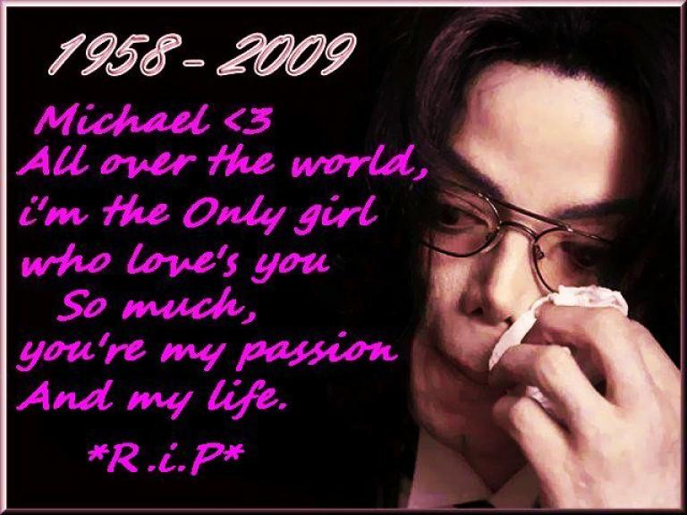 I’ll always Love you Michael :)