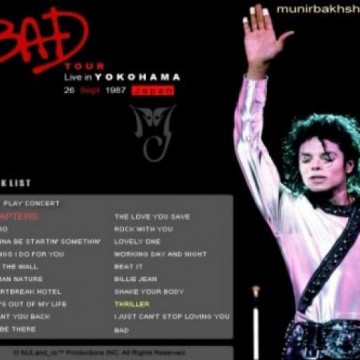 MJ BAD TOUR live in YOKOHAMA 26 sept 1987 JAPAN.