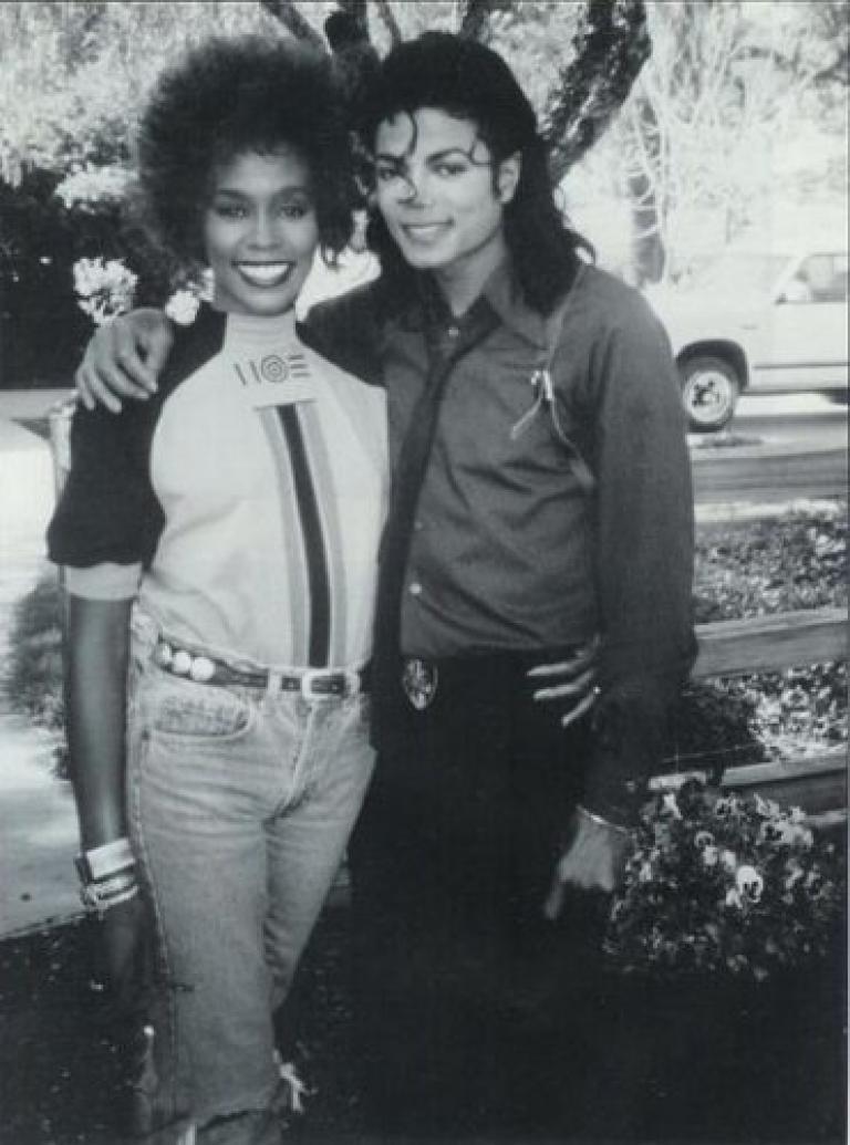 With Whitney - Michael Jackson Official Site