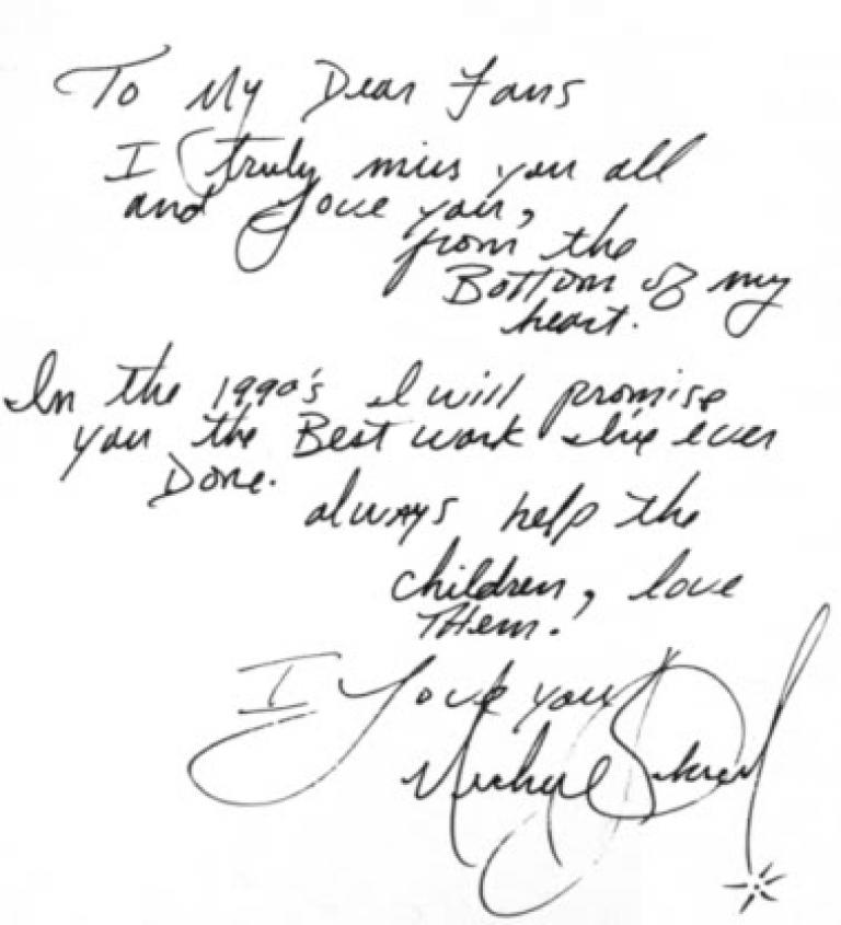 To all MJ FANS