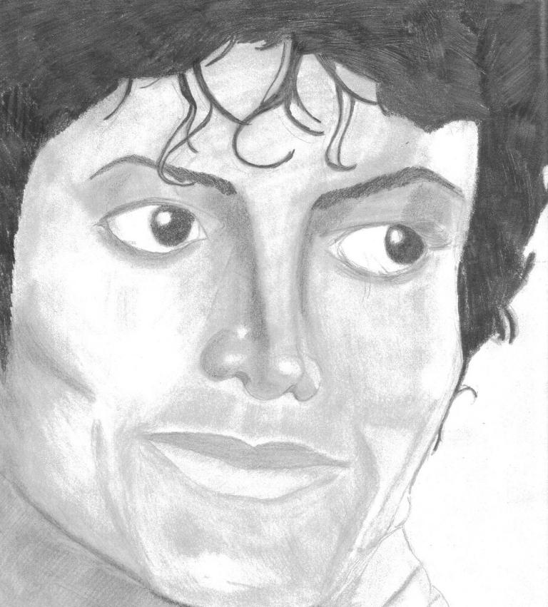 MY VERY FIRST MJ DRAWING :)