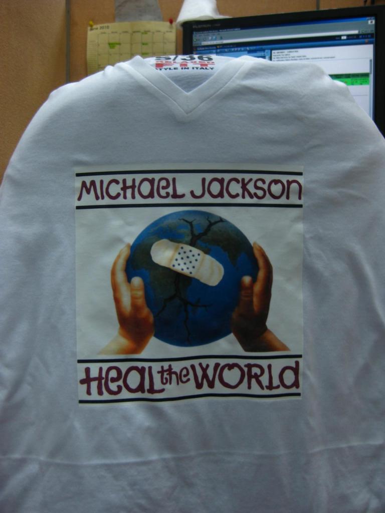 MY MJ SHIRT 04 (HEAL THE WORLD): personalized