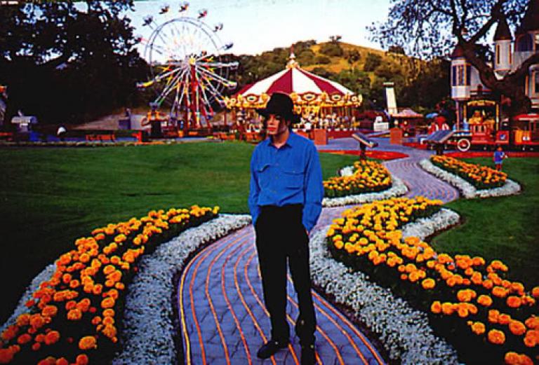 at neverland home
