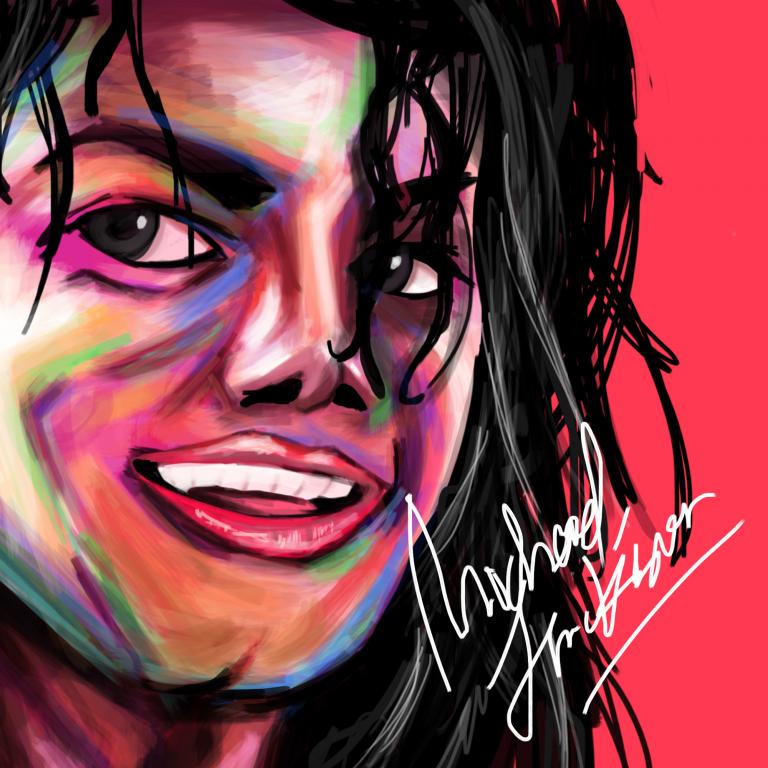 Michael Jackson iPad Portrait