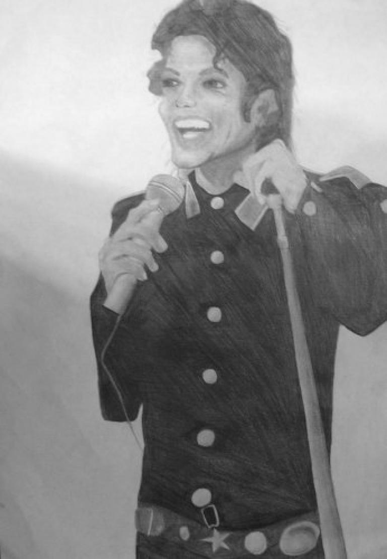 Drawing of Michael Jackson made by me