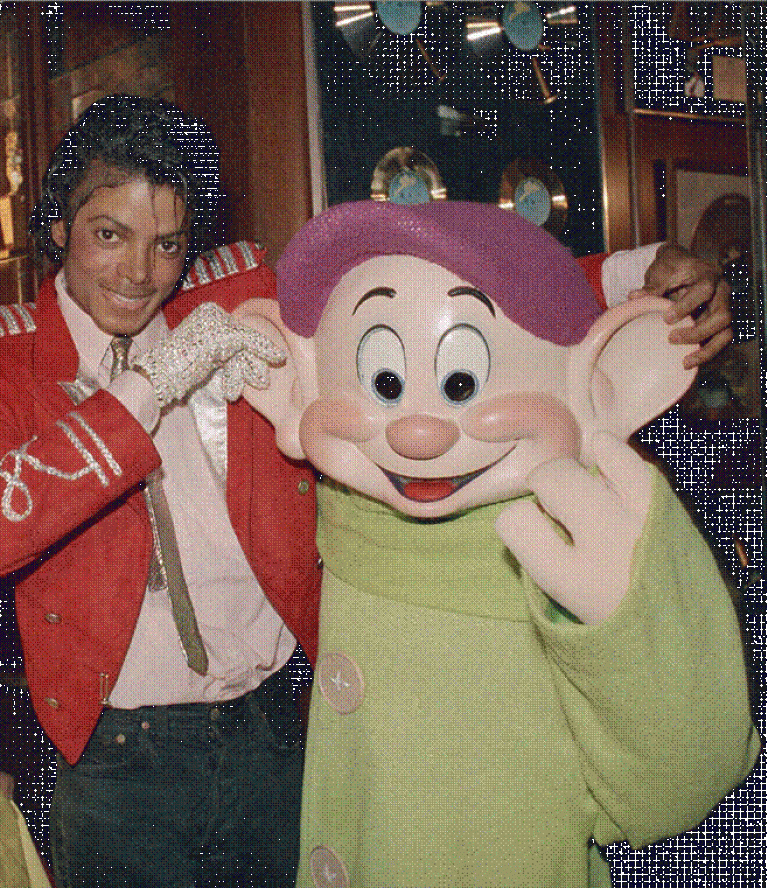 MJ and Dopey the dwarf!
