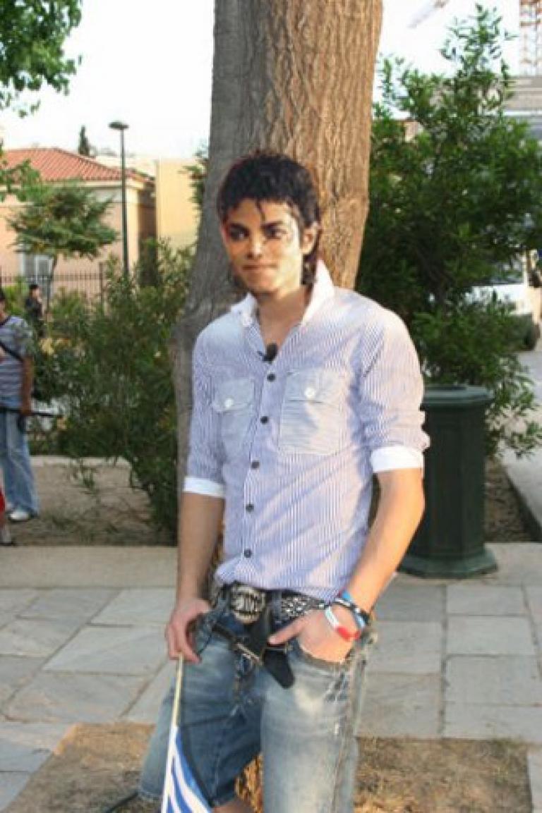 Michael Jackson on PhotoPaint