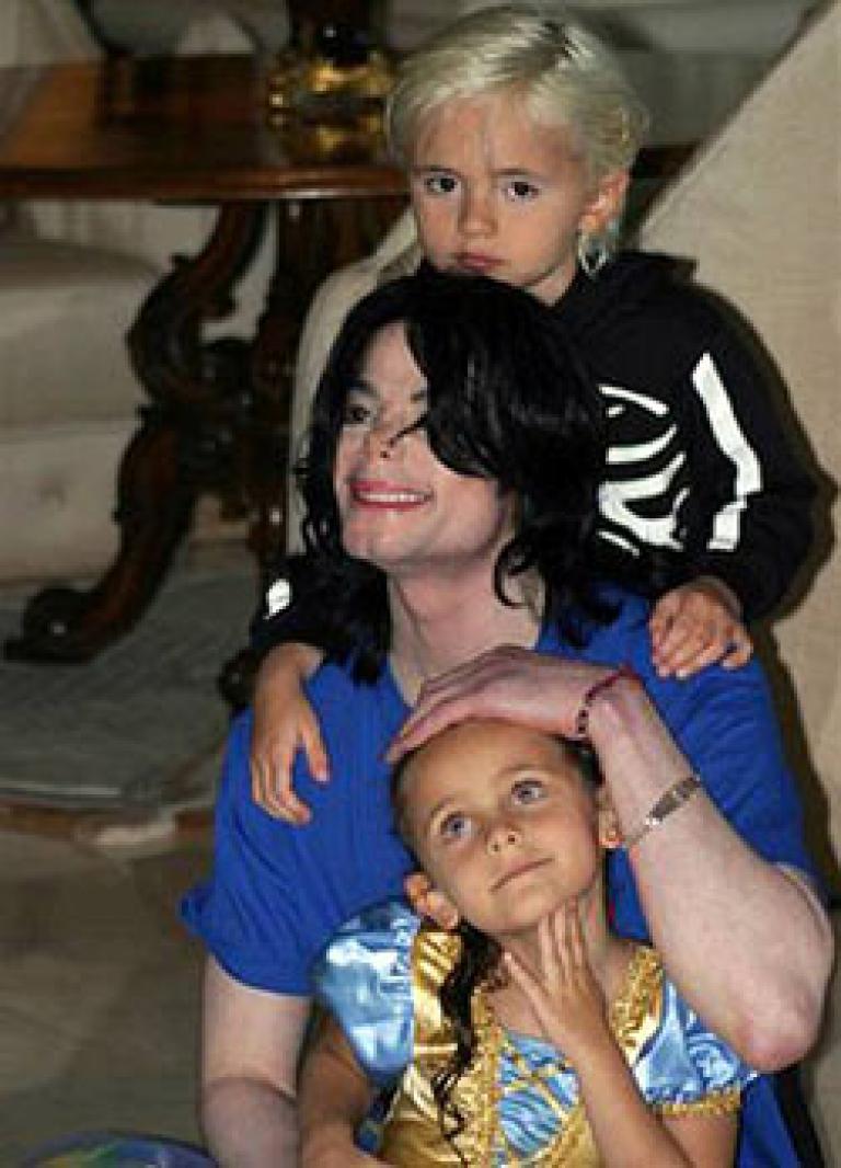 Michael jackson and his children
