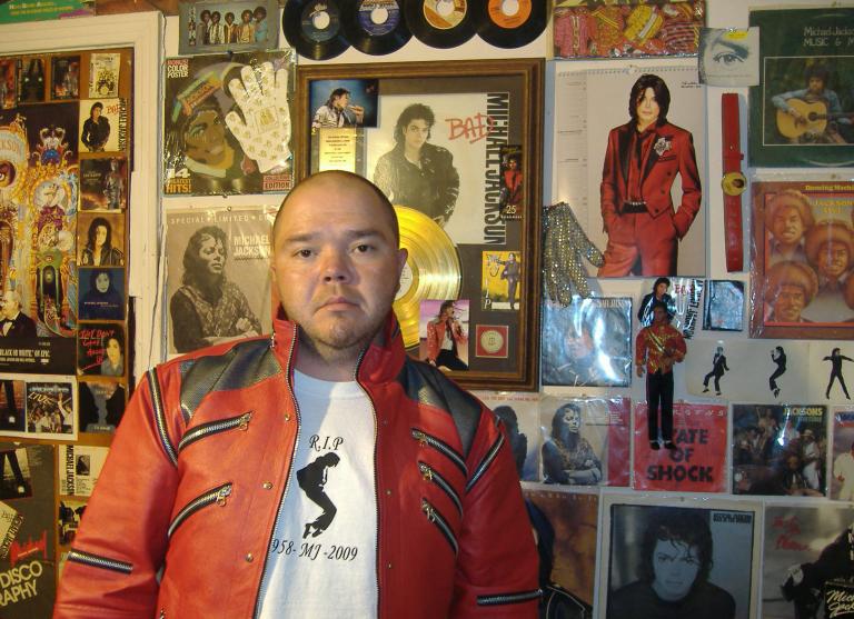 Me at home, part of my MJ collection