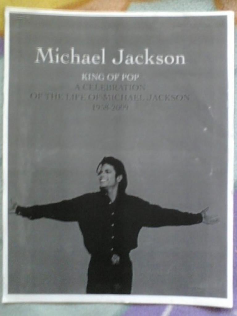 Photocopy of the program from the public memorial service - Michael ...