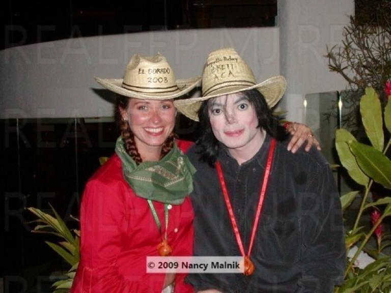 Michael, With One Of His Friends