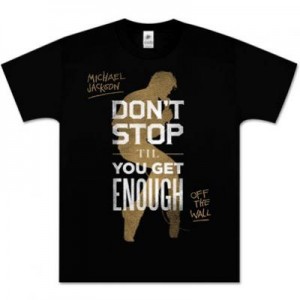 Michael Jackson “Don’t Stop ‘Til You Get Enough” T-shirt