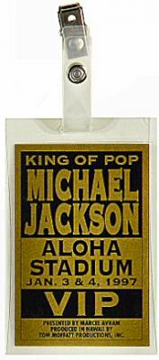 Michael Jackson koncertbelépő