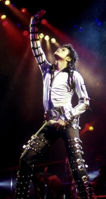 Photo du jour : MJ sur scène lors du BAD World Tour!