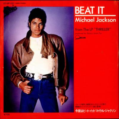 “Beat It”: la copertina del singolo Giapponese