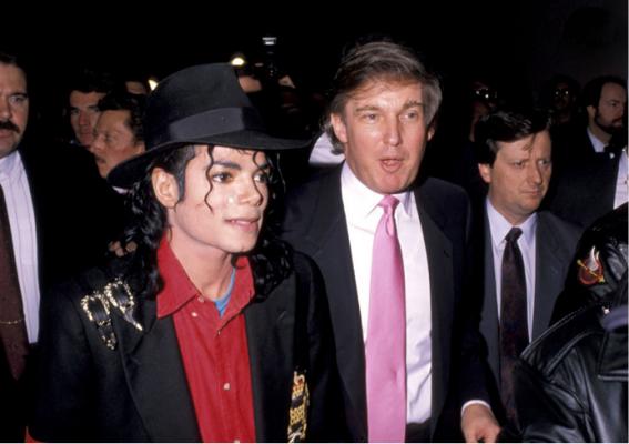 Friendly Friday: Michael Jackson With Donald Trump