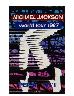 Michael Jackson koncert emléktárgy