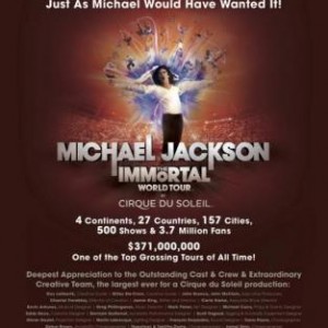 Michael Jackson The Immortal World Tour History Making, Record Breaking Run!