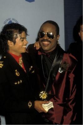 Michael Jackson and Stevie Wonder