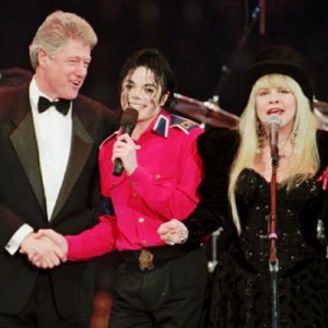 Friendly Friday: Michael Jackson with Bill Clinton and Stevie Nicks