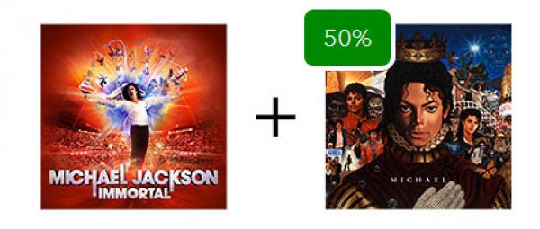 Rendeld meg Michael Jackson legutóbbi 2 albumát kedvezményesen!