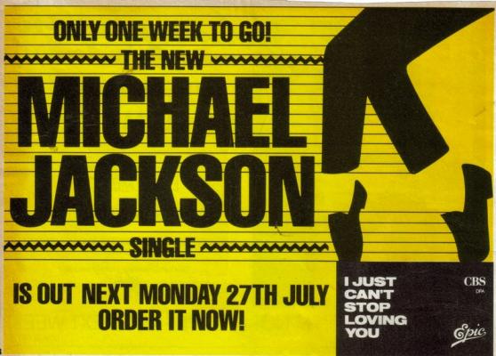 “BAD25″/4: Michael Jackson kislemezének hirdetése