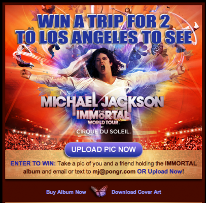 Nyerj kétszemélyes utat Michael Jackson “THE IMMORTAL” koncertjére!
