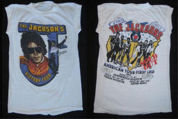 La t-shirt vintage dal Victory Tour dei Jacksons del 1984!