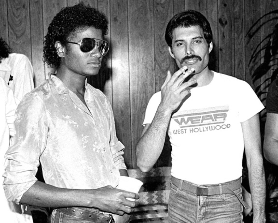 Michael and Freddie Mercury