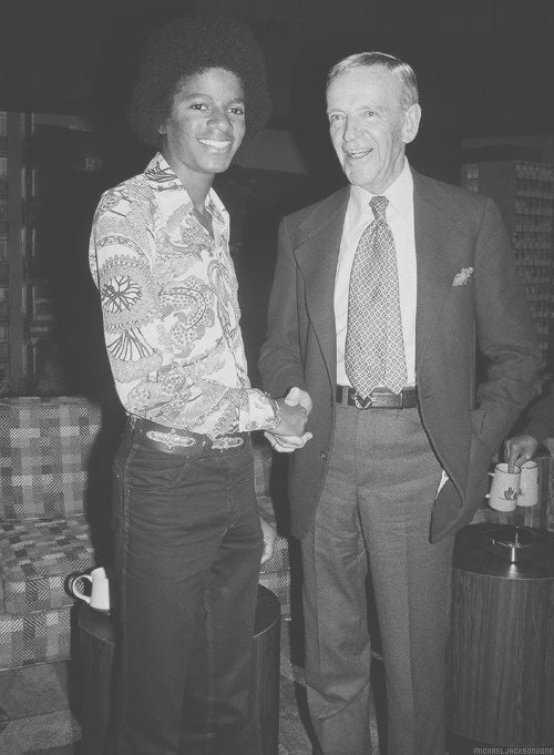 Michael Jackson and Fred Astaire