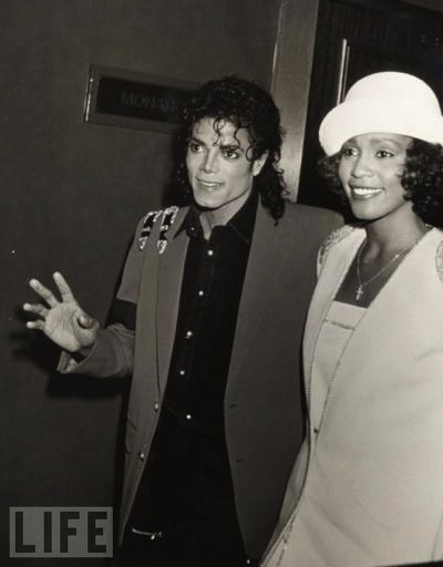 #FriendlyFriday MJ with Whitney Houston