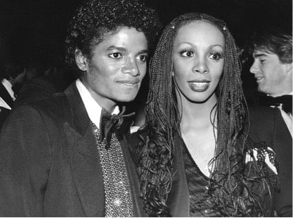 Michael Jackson with Donna Summers