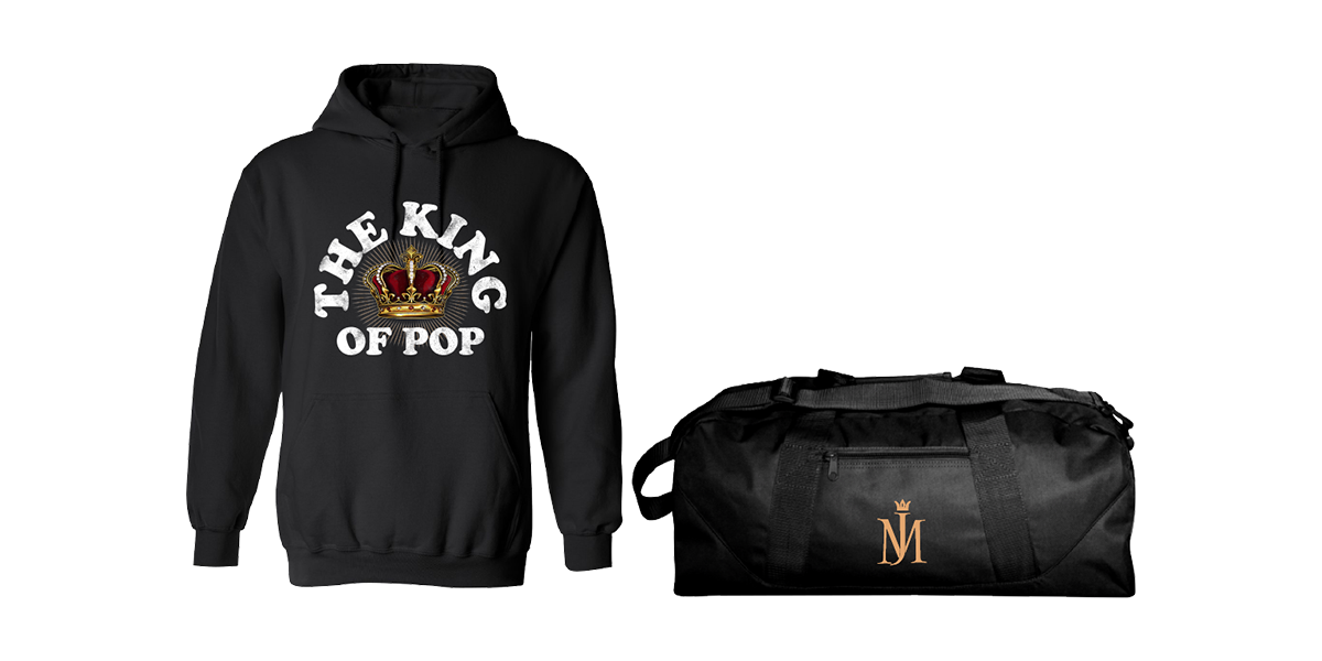 Celebrate The King of Pop with New Sweatshirt and Duffel Bag