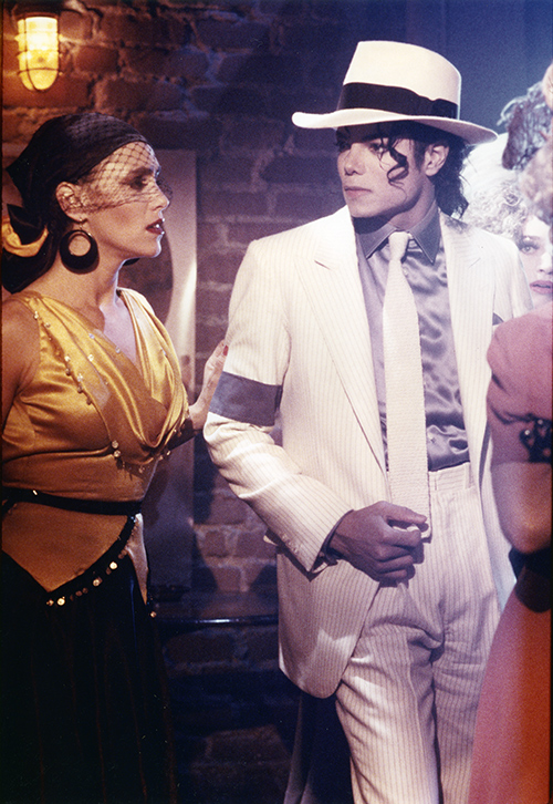Michael Jackson on set of Smooth Criminal short film shoot