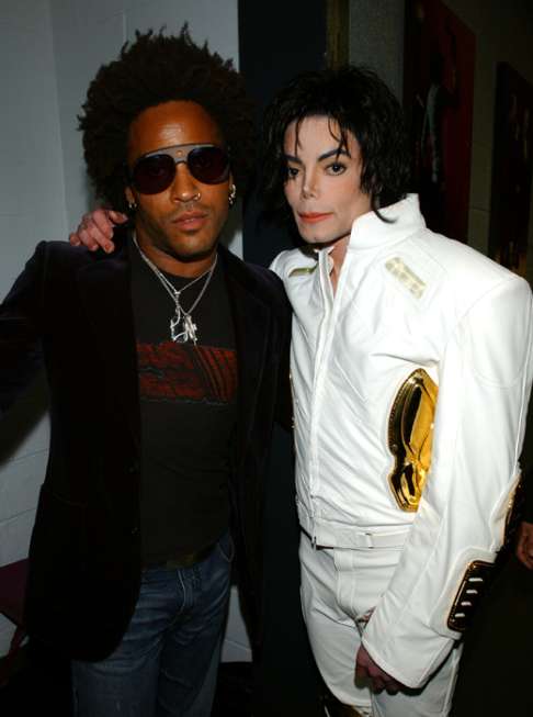 Lenny Kravitz and Michael Jackson