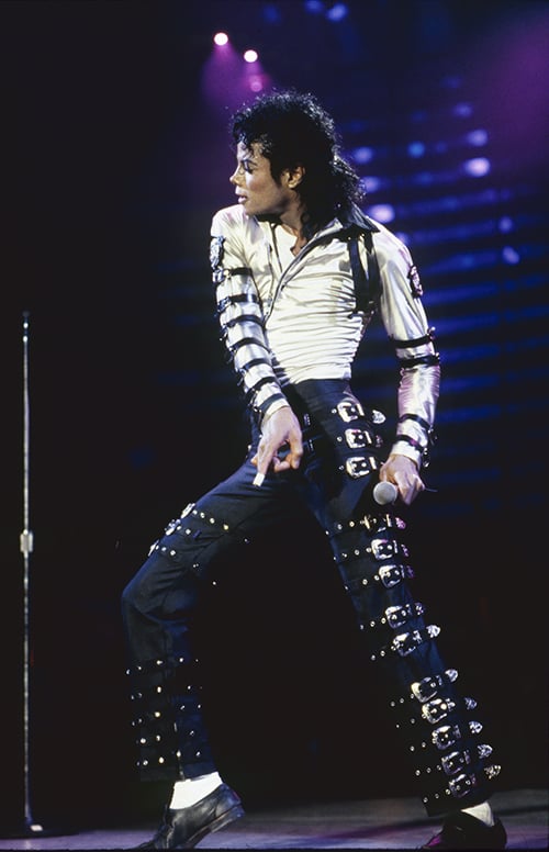 Michael Jackson performs live in concert
