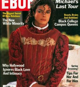 Michael Jackson Ebony April 1989