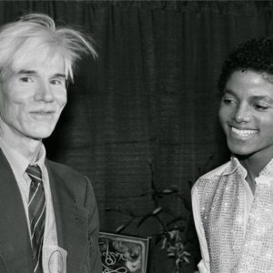 MJ With Andy Warhol