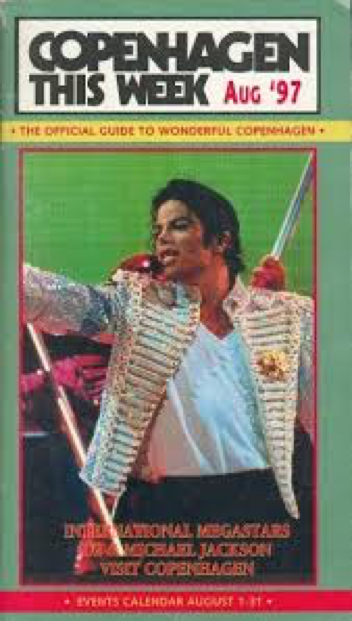 Michael Jackson On The Cover Of Cophenhagen This Week August 1997 Issue